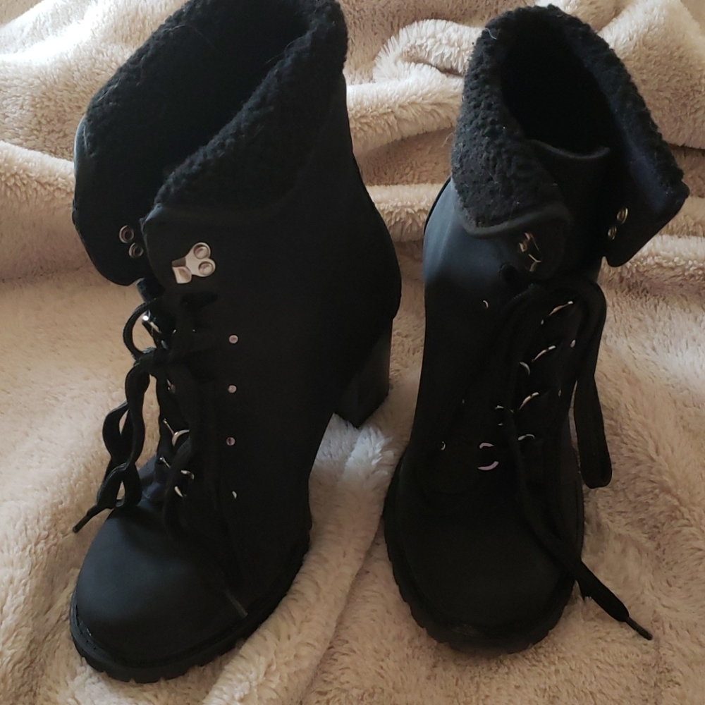 Black Boots from Torrid. Size 6 1/2.